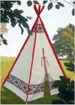 Shop-halona Tipi, Indianerzelt Kleiner Büffel Zelt F. Indianer Spielzelte