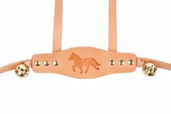 Shop-halona Pferdeleine, Laufleine Mit Glöckchen Aus Reinem Leder, Natur Oder Rot Spiele
