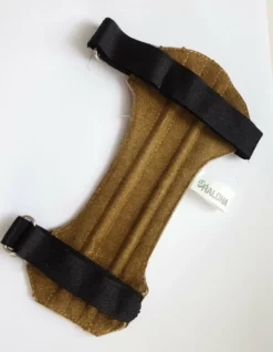 Shop-halona Armschutz F. Bogensport, Black.bulls, Aus Leder, Unterarmschutz