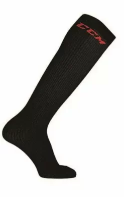Eishockey Socken CCM Eishockey Schlittschuhsocken Liner Socken Junior Schwarz Lang
