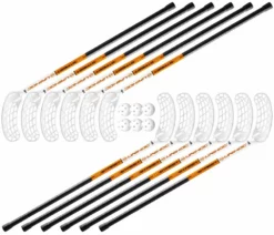 Shop-halona Floorball Team SET Unihoc Winner 12 Floorballschläger 75-96cm, 6 Bälle