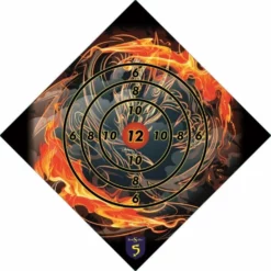 Shop-halona Armbrust Zielscheibe 42x42cm Tribal-Drachenmotiv Von Bestsaller Für Saugnapfpfeile