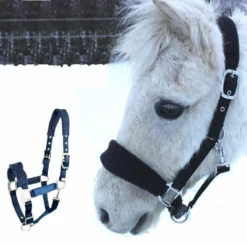 Shop-halona Reitsport Nylonhalfter Pidero Serie 05 Fleece Versch. Größen