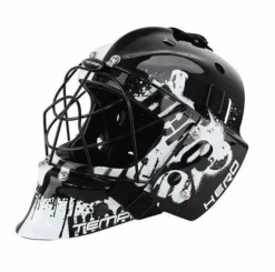 Shop-halona Floorball Helm IFF Zertifiziert Für Torwart, Torhüter Unihockey Senior White Torwartmaske