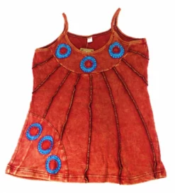 Shop-halona Natur & Trend Hippie Goa Tank Top Baumwolle Cultbagz Rot S-L