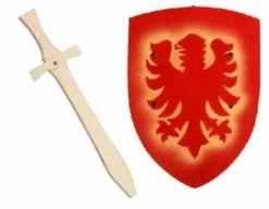 Shop-halona Schwert Und Schild Aus Holz Als SET, Holzschwert Rollenspiele