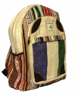 Shop-halona Natur & Trend Rucksack Hemp Cultbagz Hanf Big Lines Purple