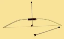 Shop-halona Pfeil Und Bogen Mit 2 Pfeilen Gepolstert Und Lederband