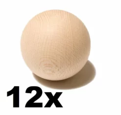 Shop-halona Holzkugel 12er Pack F. Hockey, Eishockey Schwedisch Training Balls