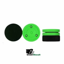 Shop-halona Green Biscuit Trainingspuck F. Eishockey, Hockey Puck Asphalt