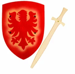 Shop-halona Schwert Und Schild Aus Holz Als SET, Holzschwert Rollenspiele