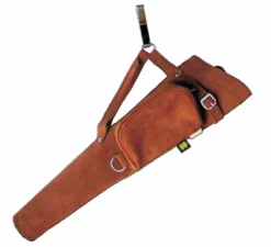 Shop-halona Köcher Traditionell Bogenschiessen, Halona, Leder Seitenköcher Mit Clip 50x15 Cm