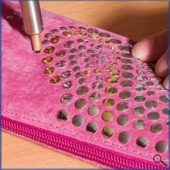 Shop-halona Stasskolben, Strass Applikator CRYSTAL ART Mit 12 Picker Kinderwerkstatt