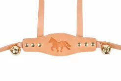 Shop-halona Pferdeleine, Laufleine Mit Glöckchen Aus Reinem Leder, Natur Oder Rot Spiele