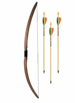 Shop-halona Maniky Rattanbogen 54", 24-30 Lbs, Langbogen RH Inkl. 3 Pfeile Bogensport 9 Shop-halona Maniky Rattanbogen 54