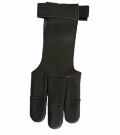 Shop-halona Fingerschutz Damen Schießhandschuh, Bogenhandschuh Ladies Gr: XS-XL Black.bulls F. Frauen