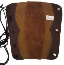 Shop-halona Armschutz Traditionell Black.bulls F. Bogensport 22x18 Cm Aus Leder