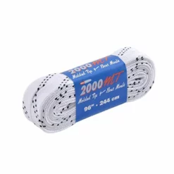 Shop-halona Tex Style Hockey Schnürsenkel Weiß Gewachst Skate Laces 244cm