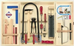 Shop-halona Kinderwerkstatt Laubsäge-Set Im Holzschrank