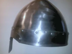Shop-halona Stahlhelm, Ritterhelm F. Kinder Aus Echtem Stahl, Ritterrüstung, Helm Rollenspiele