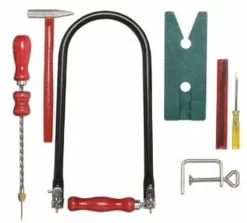 Shop-halona Laubsägebox Mit Werkzeug, Werkzeugbox F. Kinder