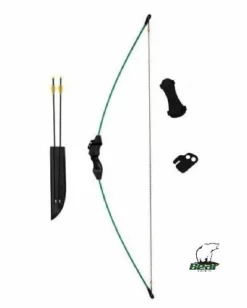 Shop-halona Bogenset BEAR Sportbogen SET F. Kinder, Goblin Pfeil Und Bogen 18 Lbs