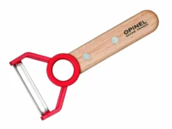 Shop-halona Freizeitmesser Schäler F. Kinder, Gemüseschäler Opinel Le Petit Chef, Sparschäler, Rostfrei
