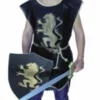Shop-halona Rollenspiele Waffenrock U. Schwerthalter Rittergewand F. Kinder Ritter Baumwolle Löwenherz