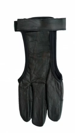 Shop-halona Schießhandschuh, Bogenhandschuh Marmoriert Echtleder Black.bulls Von Halona