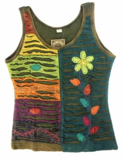 Shop-halona Tank Top Cultbagz Hippie Style 208 S-L Khaki Natur & Trend