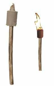 Shop-halona Historische Fackel 40cm, Brennt 45 Min Entdecken Und Forschen