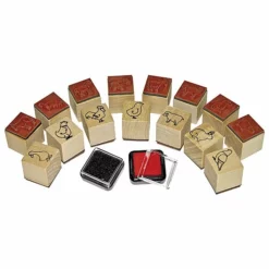 Shop-halona Stempel F. Kinder, Ministempel Tiere, Bauernhoftiere V. Eduplay Kinderwerkstatt