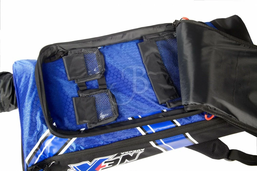Shop-halona Rucksack F. Bogensport, Recurvebogen Tasche Aurora Next Archery Bag Black-blue 4 Shop-halona Rucksack F. Bogensport, Recurvebogen Tasche Aurora Next Archery Bag Black-blue