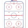 A&R Sports Zubehör Training Eishockey Trainingstafel, Taktikboard - Coach Board 23x33cm