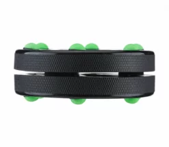 Puck & Bälle Green Biscuit Roller Hockey Puck Hockeypuck
