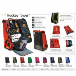 Shop-halona Tasche Grit HTFX Hockey Tower Junior Schwarz 7 Shop-halona Tasche Grit HTFX Hockey Tower Junior Schwarz