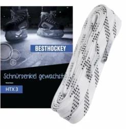 Besthockey Schnürsenkel Schlittschuhe Schnürsenkel HTX3 Pro P4 Eishockey Gwacehst Waxed 84 - 130