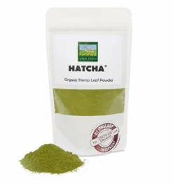 Hanf Farm Hatcha Organic Hemp Leaf Powder - Hanfblatt Pulver Aus Hanfteeblätter Natur & Trend