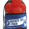 A&R Sports 12x Street- Inlinehockey Ball - Streethockey Ball Orange Mittel