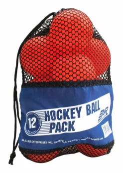 A&R Sports 12x Street- Inlinehockey Ball - Streethockey Ball Orange Mittel