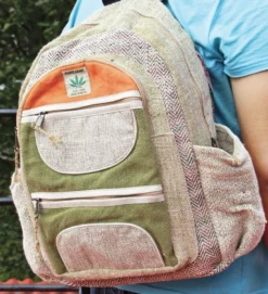 Shop-halona Natur & Trend Rucksack Nepal Hand Made Cultbagz Orange Forehead