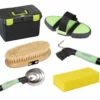 Shop-halona Kerbl Pferdeputzset 6tlg. Mit Hufkratzer, Putzkoffer, Striegel Uvm