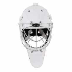 Shop-halona Floorball Helm IFF Zertifiziert Für Torwart, Torhüter Unihockey Senior Weiß