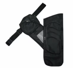 Shop-halona Seitenköcher 4 Tube Mit Gürtel, Köcher Black.bulls F. Bogensport, Schwarz