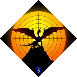 Shop-halona Zielscheibe 42x42cm Dreagon Pfeil Und Bogen Von Bestsaller Für Saugnapfpfeile Armbrust