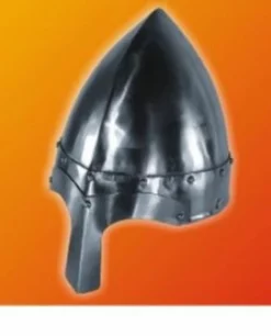 Shop-halona Stahlhelm, Ritterhelm F. Kinder Aus Echtem Stahl, Ritterrüstung, Helm Rollenspiele