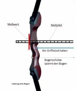 Shop-halona Bogensport Maßpfeil, Pfeil Zum Messen Der Bogenlänge