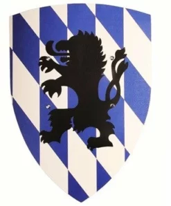 Shop-halona Schild Bayern, Bayrisches Schild Mit Bergischem Löwen, Ritterschild
