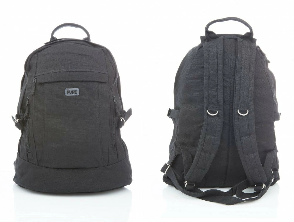 Shop-halona Natur & Trend Pure Rucksack Vegan HP-0003 Schwarz 6 Shop-halona Natur & Trend Pure Rucksack Vegan HP-0003 Schwarz