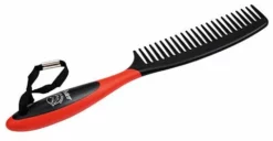 Shop-halona Oster Pferdeputzset 5tlg. Schwarz/rot